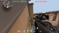 Aim at the edge of the door and then move the crosshair sideways (Image via Riot Games)